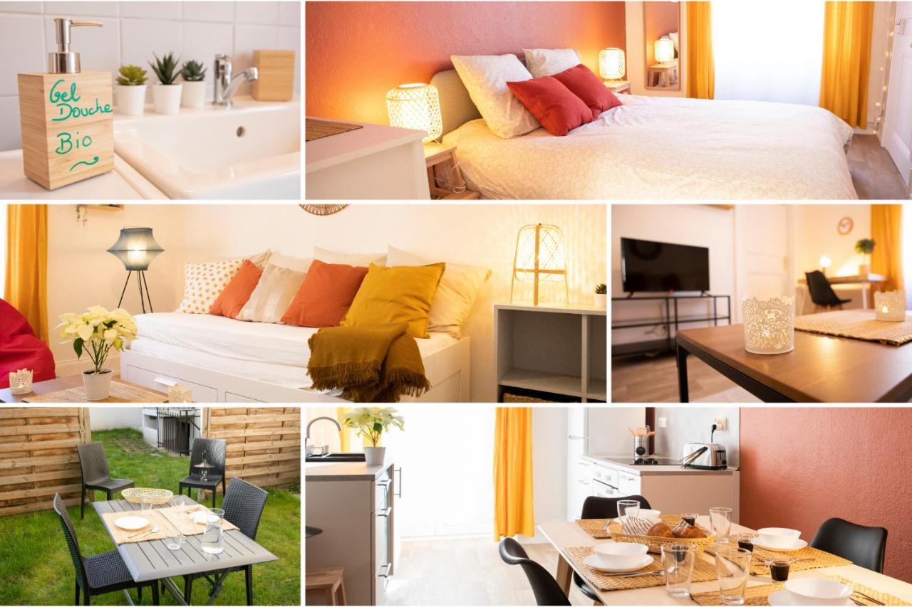 Green Appart Le Chene Rouge Avec Jardin Prive Lägenhet Mulhouse Exteriör bild